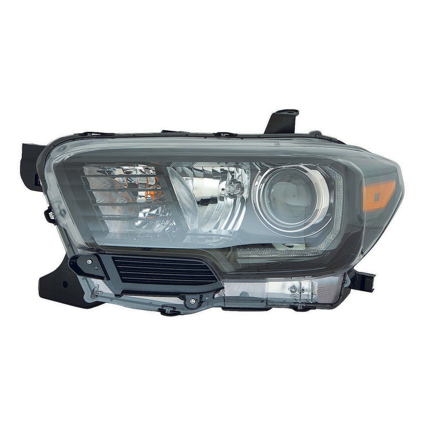 Head Lamp Lh Halogen W/Led Drl/Fog Lamp/Black Bezel - Toyota Tacoma Pickup 4Wd 2015-2023 | Toyota Tacoma Pickup 2Wd 2015-2023