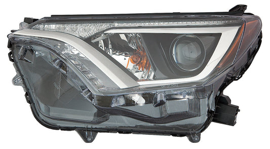 Head Lamp Lh Halogen North America Built Hq - Toyota Rav4 2016-2018