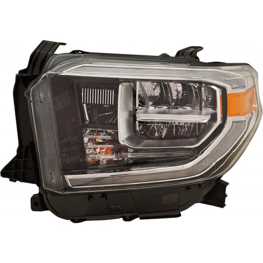 Head Lamp Lh W/Led Drl W/O Smoked Lens - Toyota Tundra Rwd 2018-2021 | Toyota Tundra 4Wd 2018-2021