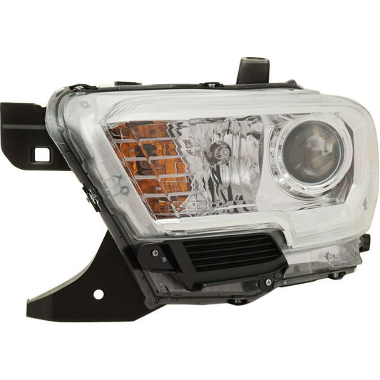 Head Lamp Lh Chrome W/Fog W/O Led Drl - Toyota Tacoma Pickup 4Wd 2019-2023 | Toyota Tacoma Pickup 2Wd 2019-2023