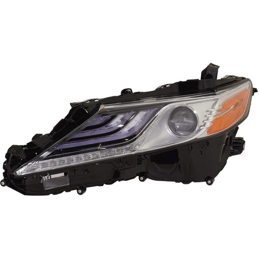 Head Lamp Lh Led W/ Drl Chrome Bezel Xle Trim Hq - Toyota Camry Hybrid 2018-2024 | Toyota Camry 2018-2024