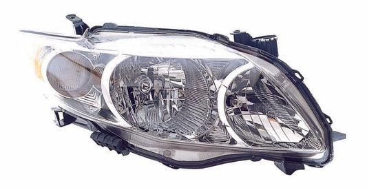 Head Lamp Rh Base/Ce/Le/Xle Hq - Toyota Corolla Sedan 2009-2010