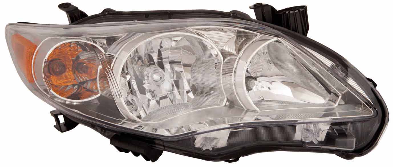 Head Lamp Rh Base/Ce/Le/Xle Model Usa Hq - Toyota Corolla Sedan 2011-2013