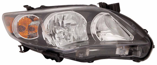 Head Lamp Rh Us Built Black Bezel S/Srx - Toyota Corolla Sedan 2011-2013