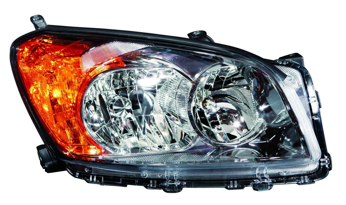 Head Lamp Rh Sport Mdl W/Smoked Lens Usa Built Hq - Toyota Rav4 2009-2012