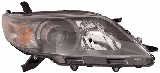 Head Lamp Rh W/Black Bezel Se Model Hq - Toyota Sienna 2011-2014