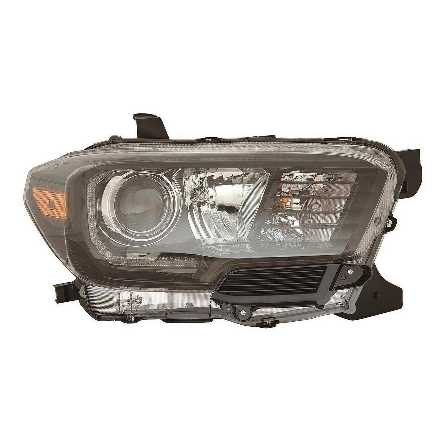 Head Lamp Rh Halogen W/Led Drl/Fog Lamp/Black Bezel - Toyota Tacoma Pickup 4Wd 2015-2023 | Toyota Tacoma Pickup 2Wd 2015-2023