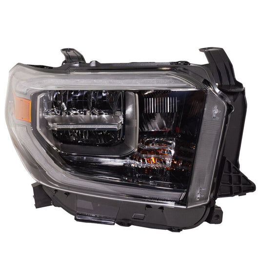 Head Lamp Rh Led Drl W/Smoked Lens Hq - Toyota Tundra Rwd 2018-2021 | Toyota Tundra 4Wd 2018-2021