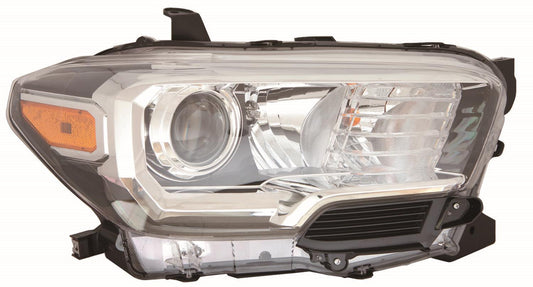 Head Lamp Rh W/O Led Drl/ Fog Lamp Hq - Toyota Tacoma Pickup 4Wd 2018-2019 | Toyota Tacoma Pickup 2Wd 2018-2019