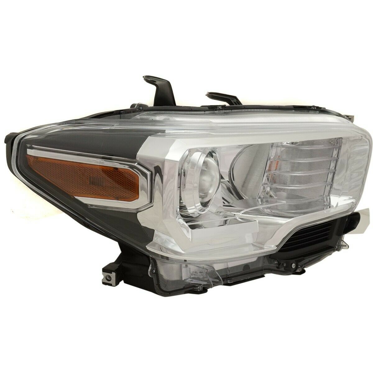 Head Lamp Rh Halogen Chrome W/Fog W/O Led Drl - Toyota Tacoma Pickup 4Wd 2019-2023 | Toyota Tacoma Pickup 2Wd 2019-2023