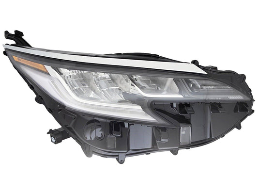Head Lamp Rh Led Chrome Bezel W/ Led Lower Strip Fits Ltd Hq - Toyota Sienna 2021-2025