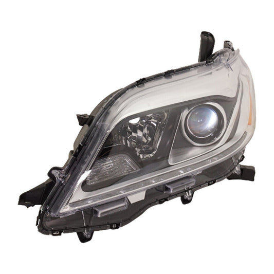 Head Lamp Lh Hid Chrome Bezel Hq - Toyota Sienna 2015-2020