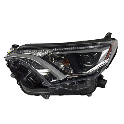 Head Lamp Lh Halogen Japan Built Hq - Toyota Rav4 2016-2018