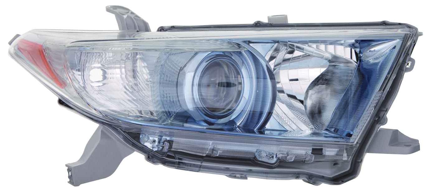 Head Lamp Rh Japan Built Hq - Toyota Highlander Hybrid 2011-2013