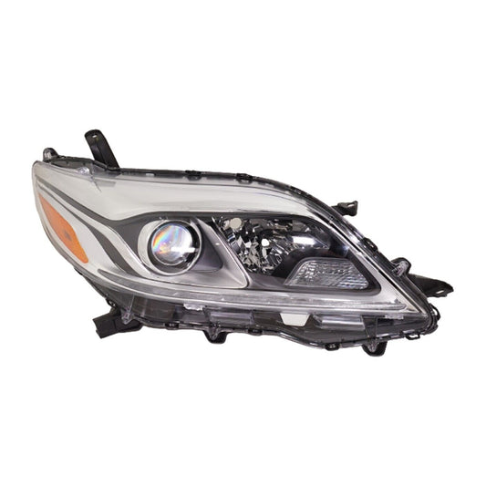 Head Lamp Rh Hid Chrome Bezel Hq - Toyota Sienna 2015-2020