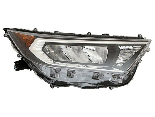 Head Lamp Rh Led W/Chrome Housing Japan Built Hq - Toyota Rav4 2019-2024
