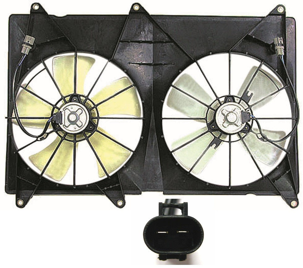 Cooling Fan Assy 4Cyl W/O Towing Pkg - Toyota Highlander 2001-2003