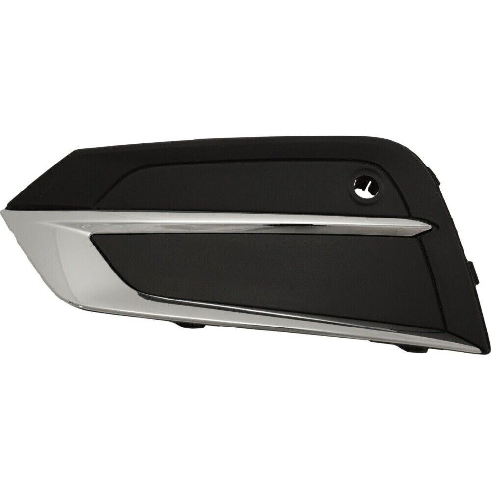 Fog Lamp Cover Lh Textured Black W/Chrome Molding - Volvo Xc60 2018-2021