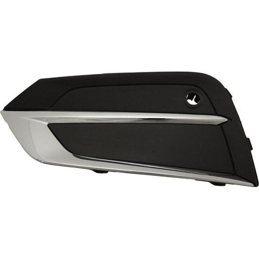 Fog Lamp Cover Lh Textured Black W/Chrome Molding - Volvo Xc60 2018-2021