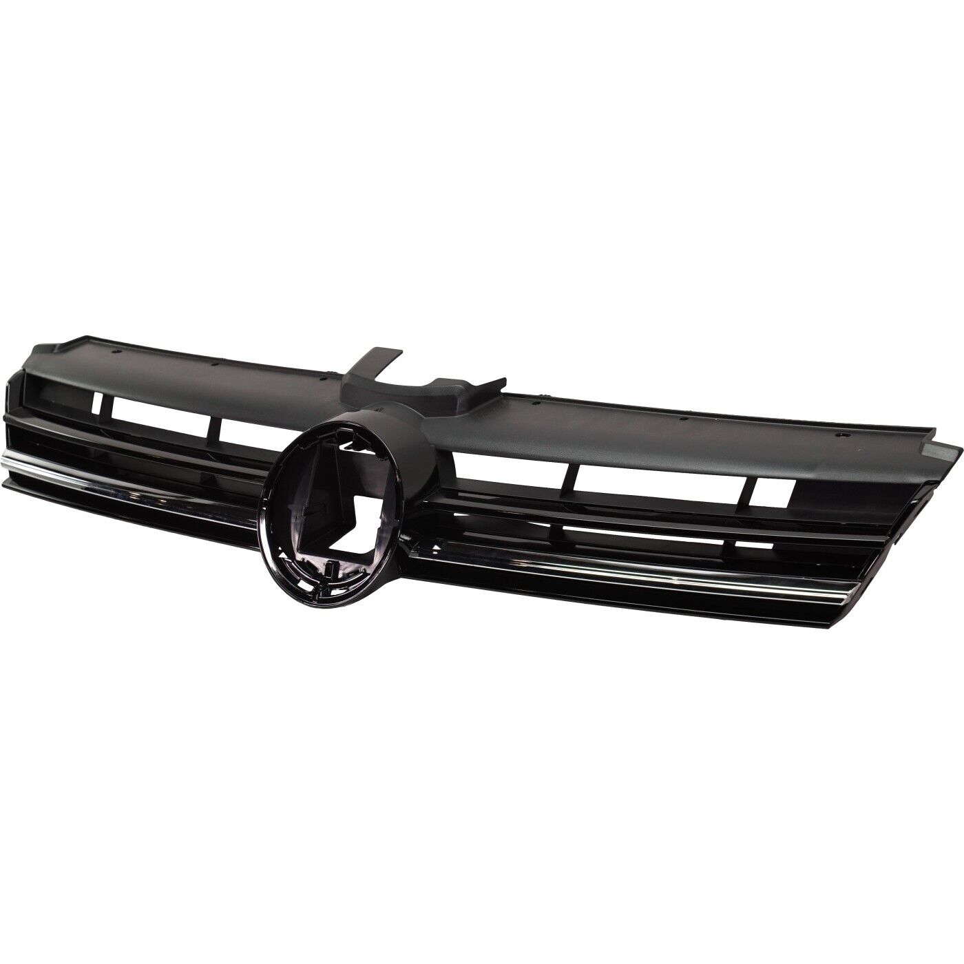 Grille Primed Black W/Chrome Moulding - Volkswagen Gti (2010-) 2015-2021 | Volkswagen E Golf 2015-2019 | Volkswagen E Golf (Canada) 2020