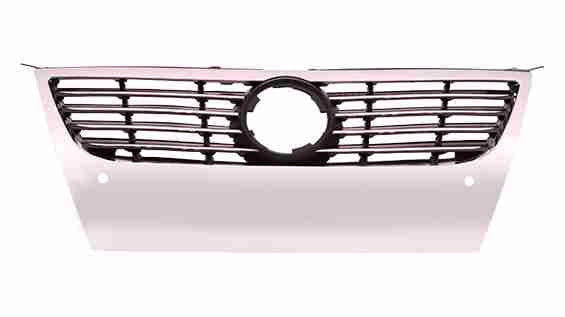Grille Black W/Chrome Mldg W/Distance Sensor - Volkswagen Passat 2006-2010