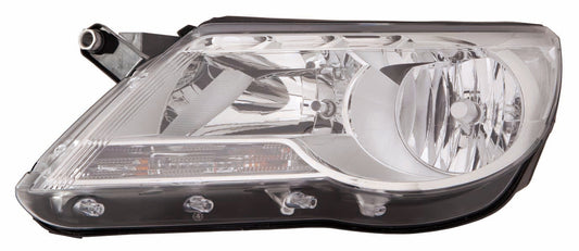 Head Lamp Lh Halogen Hq - Volkswagen Tiguan 2009-2011