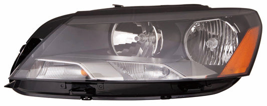 Head Lamp Lh Halogen Hq - Volkswagen Passat (2012-) 2012-2015