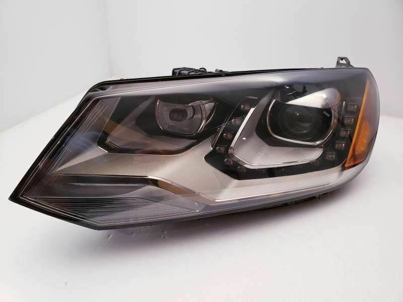 Head Lamp Lh Hid Black Bezel W/Chrome Trim Insert Hq - Volkswagen Touareg 2011-2014